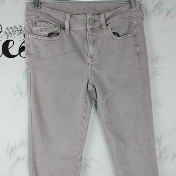 American Eagle Super Stretch Jeggings Lavender 2 - Picture 2 of 10